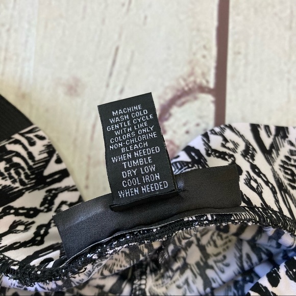 INC International Concepts S Small Pull On Pants Jersey Stretch Knit Boho Print - Picture 5 of 6